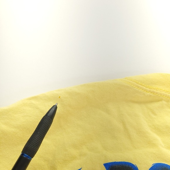 Ron Jon Surf Shop Shirt Mens XL Yellow I Don't Do Mornings Cozumel Shark Graphic - Picture 10 of 11